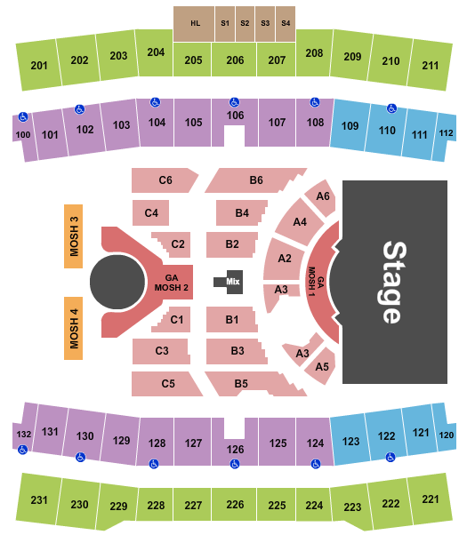 Ford Center ACM Seating Chart